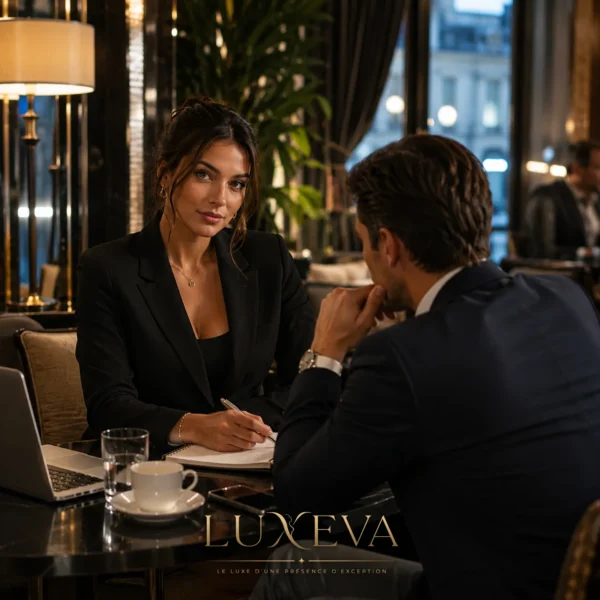 Luxeva.ch : Business Companion. Trouvez des accompagnatrices distinguées, élégantes et raffinées pour une compagnie exceptionnelle lors de vos rendez-vous business